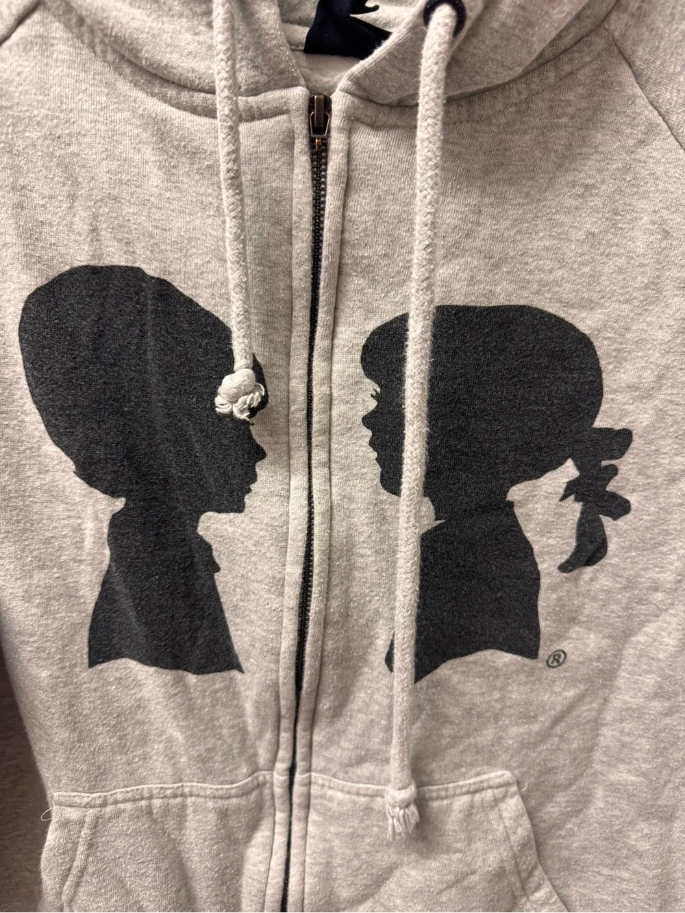 Boy Meets Girl grey hoodie